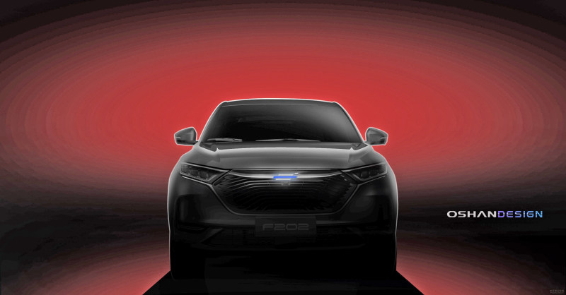 长安欧尚X7预告图 旗下首款紧凑型SUV