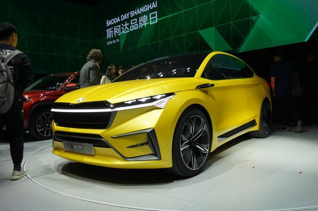 VISION iV概念车中国首秀，斯柯达加大投入电动出行