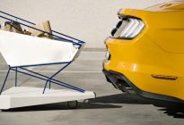 福特发明会自动刹车的购物车！这也太“不正经”了吧！