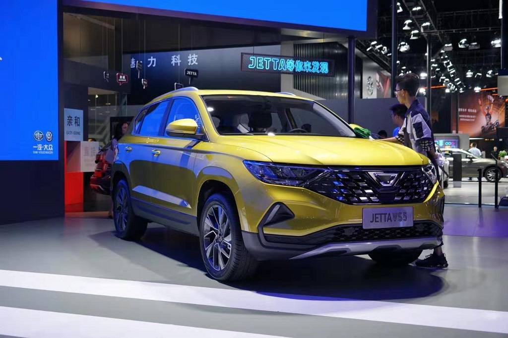 捷达品牌首款车型vs5成都车展上市售8481128万