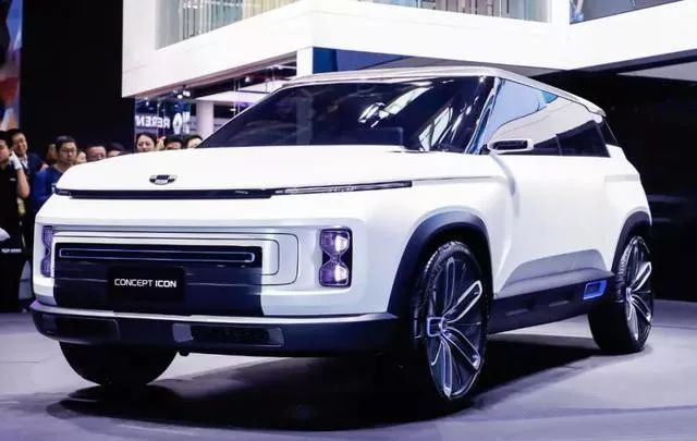 concept icon概念车与吉利其他车型设计风格完全不一样,突破了家族化