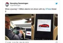 首辆特斯拉Model S破百万公里，更换了3次电池