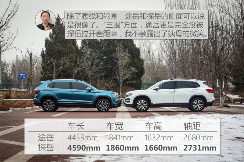 途岳对比探岳 大众"岳"字辈suv掀风云
