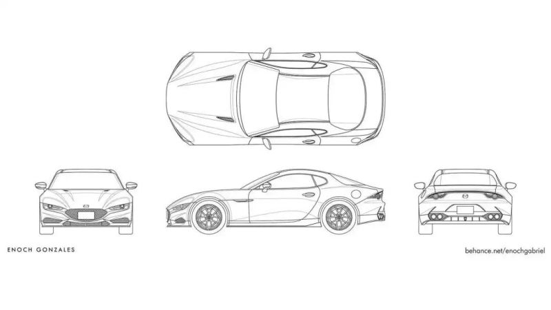 新一代马自达rx 7假想图曝光 转子引擎的梦想该何去何从 新闻详情 买车网