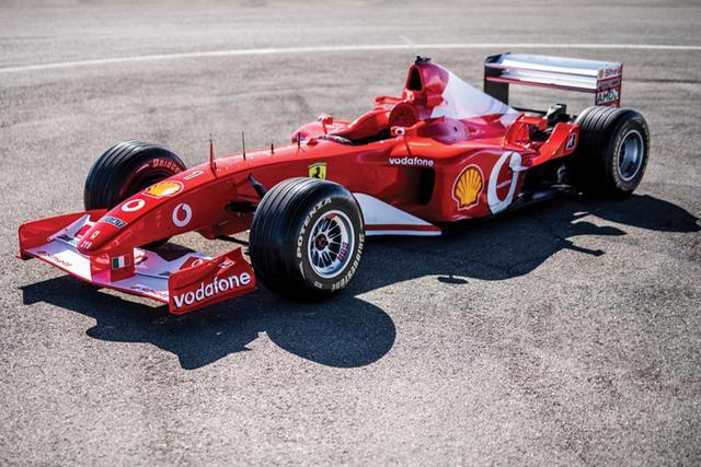 第十名:2002款法拉利f2002赛车(664.3万美元)