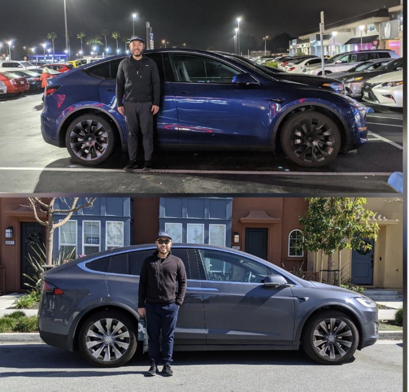 特斯拉modely与model3车型尺寸对比