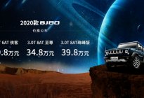 北京越野2020款BJ80上市，售29.8万元起