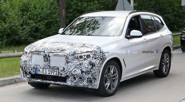 2022款宝马x3路试谍照曝光