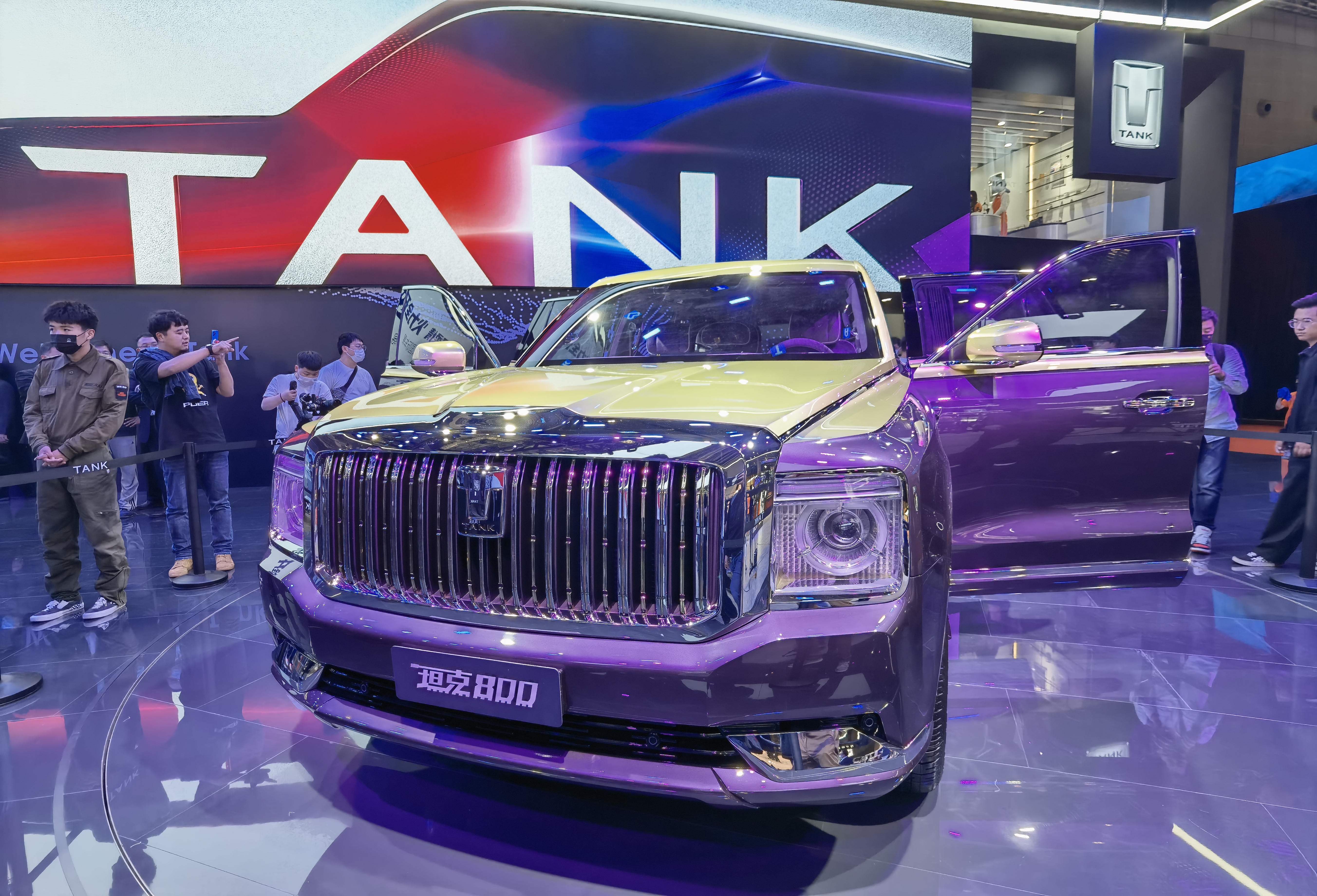 奢华旗舰坦克800上海车展实拍_太平洋号