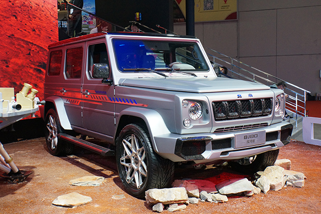致敬中国航天!北京越野bj80探月版亮相上海车展